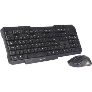 Imagem de Kit Teclado E Mouse C3tech K-w10 Sem Fio Preto [f002]
