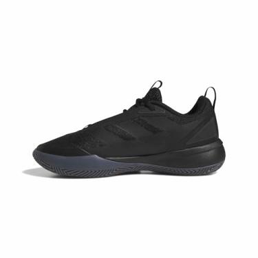 Imagem de adidas Tênis unissex adulto Front Court, Preto/Carbono/Preto, 12 Women/11 Men