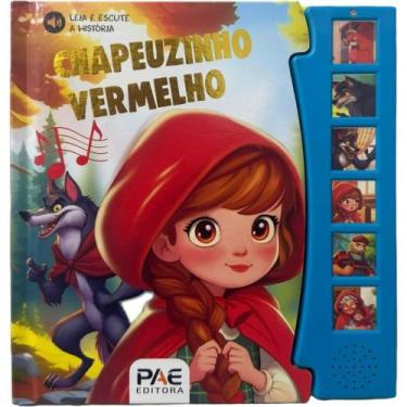 Imagem de Livro Sonoro Chapeuzinho Vermelho 19X19,5CM com 12 Páginas - Pae Edito
