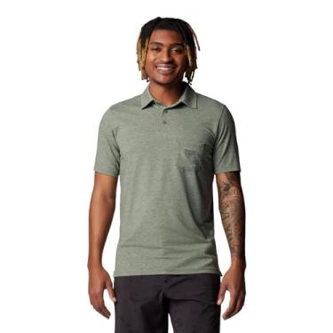 Imagem de Columbia Camisa polo masculina PFG Uncharted, Cipreste mesclado, XXG