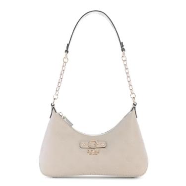 Imagem de GUESS Bolsa de ombro DITA, logotipo cinza-acastanhado claro