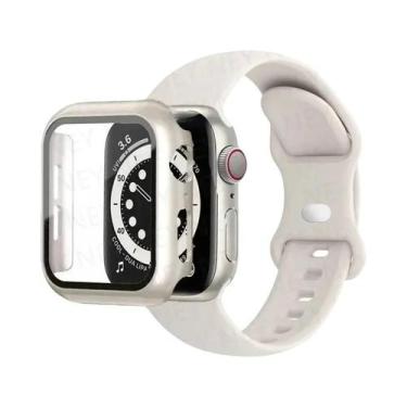 Imagem de Pulseira De Silicone Para Apple Watch 44mm 41mm 45mm 40mm 38mm 42mm Co