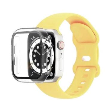 Imagem de Pulseira De Silicone Para Apple Watch 44mm 41mm 45mm 40mm 38mm 42mm Co