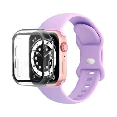 Imagem de Pulseira De Silicone Para Apple Watch 44mm 41mm 45mm 40mm 38mm 42mm Co