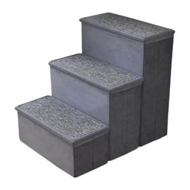 Imagem de KiBcsLic Escadas para cães de estimação, escada de escalada, rampa para cães, escadas para gatos, degraus para animais de estimação para sofá interno