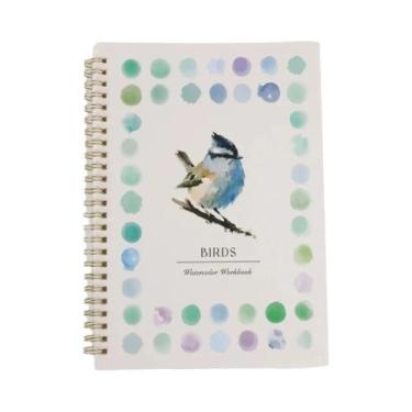 Imagem de Livro De Pintura Em Aquarela Para Adultos, Encadernação Espiral, Ativi