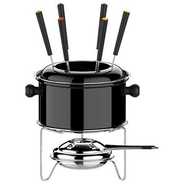 Imagem de Conjunto Fondue Pequeno 10 Peças Preto,HH7801-PT, Euro Home