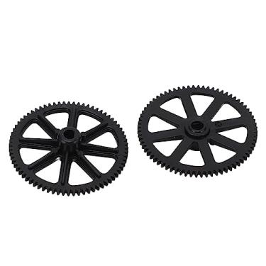 Imagem de Ainoli 2 unidades de substituição de engrenagem principal de plástico para peças sobressalentes de helicóptero modelo K130 K200 RC