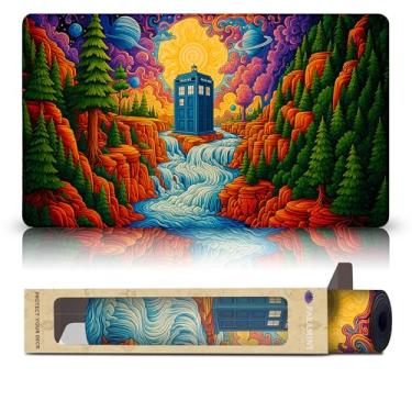 Imagem de Wizcraft Gaming Time Rift in The Ravine (Stitched) - MTG Playmat - Compatible with Magic The Gathering Playmat - Play MTG, YuGiOh, TCG - Original Play Mat Art Designs & Accessories