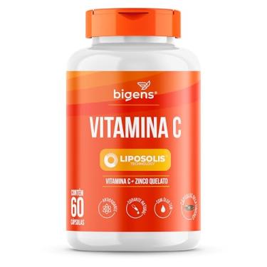 Imagem de Vitamina C + Zinco Quelato LipoSolis® (Lipossomal, Alta Absorção), Formulado com TCM, 60 Caps, Bigens