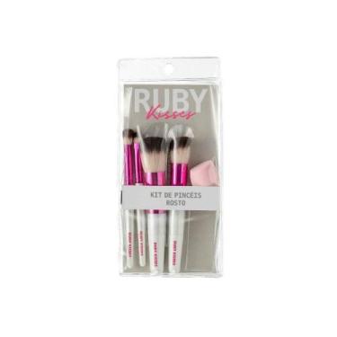 Imagem de Kit de Pincéis Ruby Kisses Rosto c/5un