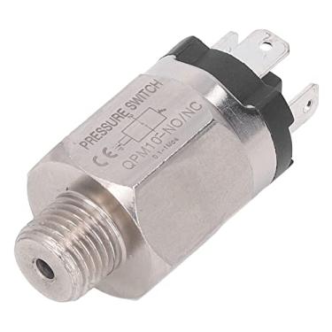 Imagem de RiToEasysports Interruptor de Pressão Pneumático Ajustável de 1/4 pol. de Aço Inoxidável, Interruptor de Controle Tipo Diafragma Com Faixa de 0,1-1Mpa para Sistemas de Compressor de Ar de Bomba de
