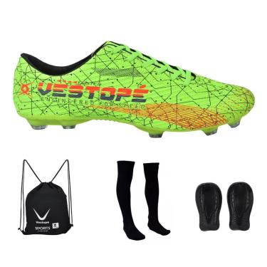 Imagem de Chuteira Campo Futebol Costurada Vestope Faster Kit Bmc A1-Unissex