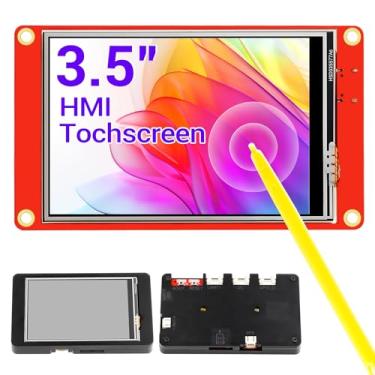 Imagem de ELECROW Tela ESP32 480 x 320, tela sensível ao toque HMI de 3,5 polegadas SPI TFT LCD Touchscreen com caixa de acrílico, processador LX6 dual-core de 32 bits, até 240 MHz, compatível com Arduino, LVGL