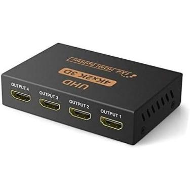 Imagem de Splitter 1x4 Distribuidor De Sinal Hdmi 3d 4k Duplicado Tv
