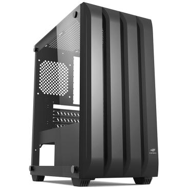 Imagem de Gabinete Gamer C3Tech MT-G100BK, Micro-ATX, Lateral em Vidro,  Preto
