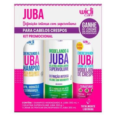 Imagem de Kit Juba Widi Care Encrespando Shampoo 300ml + Gelatina 300g + Creme d