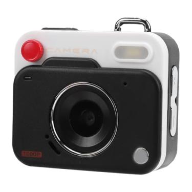 Imagem de VBESTLIFE Câmera Digital Pequena 1080P, Câmera Retro de 48 MP Com Tela LCD de 1,77 Polegadas e 6 Filtros Integrados, para Vlog de Viagens na Vida No Campus (Preta)