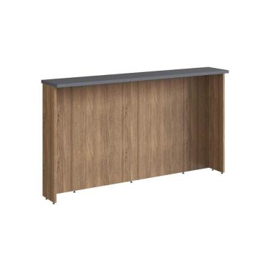 Imagem de Bancada Ilha Cozinha Ph 3069 Versalis 200cm Freijo-grafito Chess - Herval