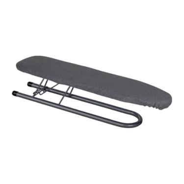 Imagem de Ｂｅｓｇａ Tábua de passar roupa de mesa, compacta e dobrável, acessório portátil que economiza espaço para costura doméstica e artesanato, ideal para passar, Preto