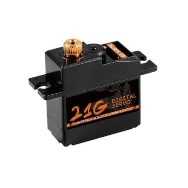 Imagem de 17g 25g 2kg 6kg 9kg 15KG Digital Metal Gear Waterproof Servo Suitable for 1/8 1/10(21g Servo)