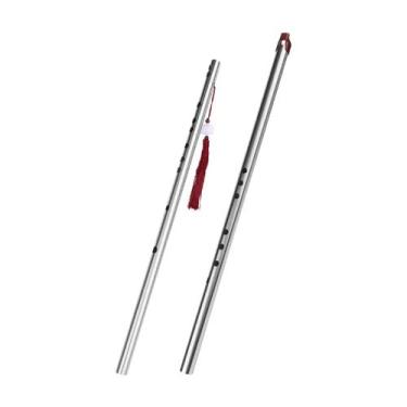 Imagem de Flauta chinesa de aço inoxidável, som constante, iniciante, leve, comp