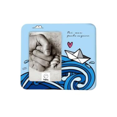 Imagem de Luminária Porta Retrato Bivolt 10x15 - Pai, Meu Porto Seguro – Prático, Funcional e Ideal para o Dia a Dia