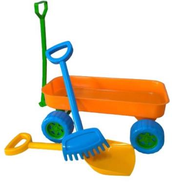 Imagem de Brinquedo Carrinho de Praia Beach Play Com Acessórios - Usual Brinqued