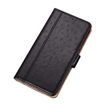 Imagem de GANYUU Capa Flip para Apple iPhone 14 Plus 2022 6,7 polegadas, Couro [TPU Interior Shell] Carteira Folio Kickstand [Porta-cartão] (Cor: Preto)