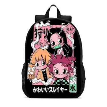 Imagem de Mochila Escolar Infanto Juvenil Anime Demon Slayer Novidades 0134-Unissex