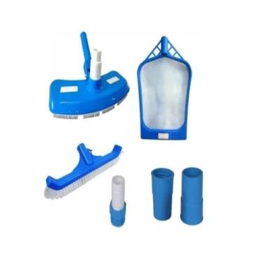 Imagem de Kit Manutenção E Limpeza Para Piscinas Com 6 Peças Netuno