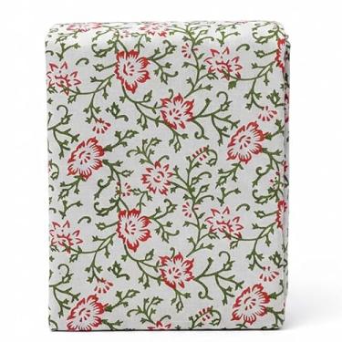 Imagem de Tecido artesanal Woodblock Print por The Bolt - Material de algodão orgânico sustentável para projetos de costura e bricolage - 10 jardas - multicor (BPF-208-10)