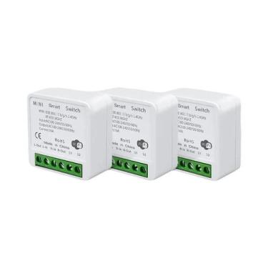 Imagem de Interruptor De Luz LED Inteligente WiFi Tuya RF 433MHz Controle Por Vo