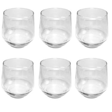 Imagem de Conjunto com 3 Copos de Vidro Transparente 300ml - Versátil para Drink, Coquetel, Suco e Refresco, Ideal para Casa e Eventos