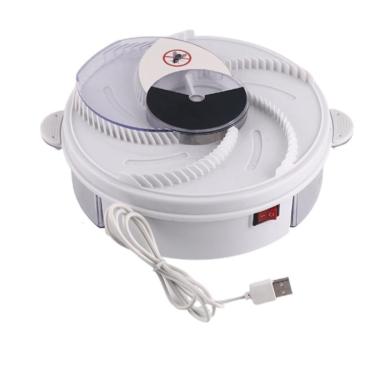 Imagem de Armadilha Pega Moscas Mosquitos Insetos Prende Pernilongos Maquina Capturar Com Isca Dispositivo Automático de Pragas Armadilha Mosca Mosqueteiro Elétrica Portátil