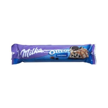 Imagem de Chocolate ao leite com biscoito Milka Oreo 37g Importado