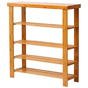 Imagem de HHHJQFAAT Prateleira de sapateira multicamadas simples à prova de poeira doméstico econômico pequeno armário de sapatos armazenamento de dormitório (tamanho: 60 cm) ()