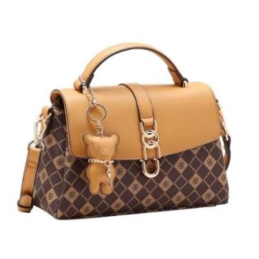 Imagem de Bolsa Chenson Monograma Elemento Gráfico 85389 Marrom-Feminino