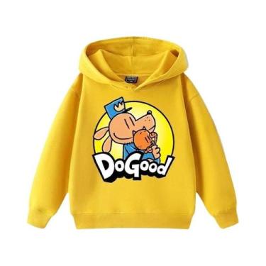 Imagem de Moletom Com Capuz Infantil DOGMAN, Roupas De Cachorro Detetive Com Est