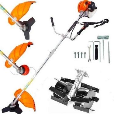 Imagem de Roçadeira Multifuncional Gasolina 3hp 63cc + Enxada Rotativa - Sa, Son