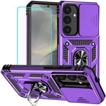 Imagem de Funda para Samsung S25/S24 HNHYGETE Militar Antigolpes de Caída de 6m