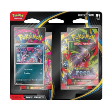 Imagem de Cartas Pokémon Mega Evolução Fogo Fantasmagórico 25un Copag