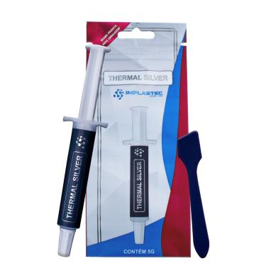 Imagem de Pasta Termica Thermal Silver 5G CPU GPU IMPLASTEC