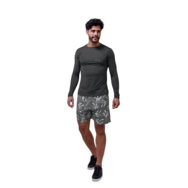 Imagem de Camiseta Manga Longa Com Proteção UV FPS50 - AST Store, G, Cinza