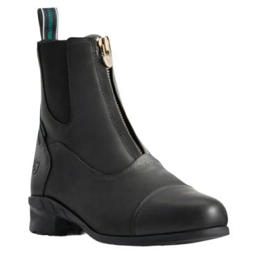 Imagem de Ariat Bota feminina Heritage Iv com zíper impermeável e isolada, Preto, 35