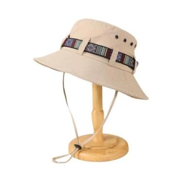 Imagem de Chapéu De Pescador Japonês Grande E Respirável Com Aba Larga Para Verã