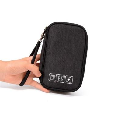 Imagem de Necessaire Organizador para Cabos Fios Com Alça Portátil NS-3925 - NOV