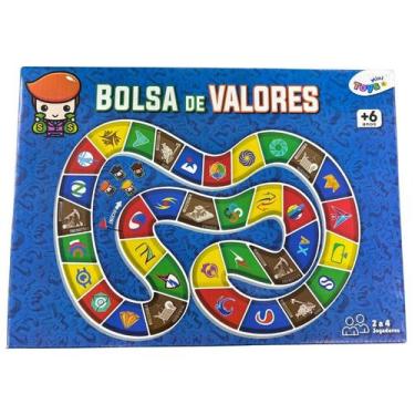 Imagem de Jogo Tabuleiro Infantil Brinquedo Bolsa de Valores Mini Toys