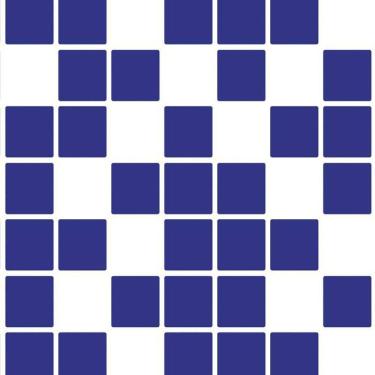 Imagem de Papel Parede Pastilha Azul E Branco Adesivo Cozinha Banheiro