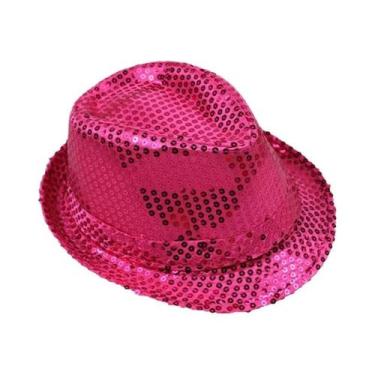 Imagem de Chapéu Bucket Unissex Com Lantejoulas Brilhantes Para Performance De P